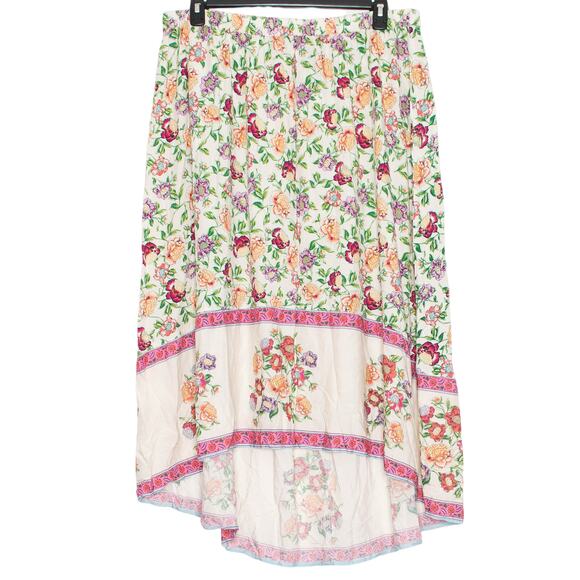 NWT Lane Bryant Skirt Boho Cottage Fairy Prairie Coastal Grandma Floral 18/20 - Picture 1 of 4